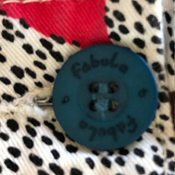 FABULA Print Elastic Waist Pants Trousers Size 6 - Picture 12 of 15